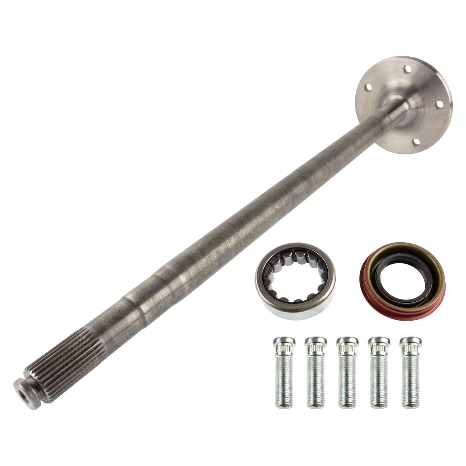 MG27125 TEN Factory Bolt Pattern Spline Drive Axle Shaft Assembly for GM 7.625 Rear 28 Spline 5x4.75 Bolt Pattern 26.56" LH/RH Fits Chevrolet S10 GMC S15 & Sonoma – Replaces 17125, 26009534R, 92-25108