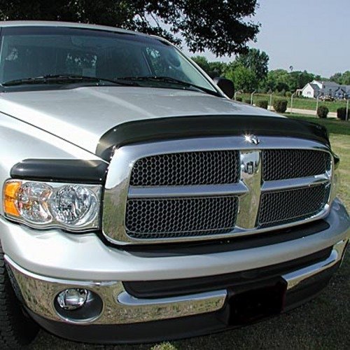 Vigilante Hood Protector | Stampede - High Profile / Smoke | 1997-2004 Dodge Dakota, 1998-2003 Dodge Durango (Behind Grille, 3 pc.) | 2239-2