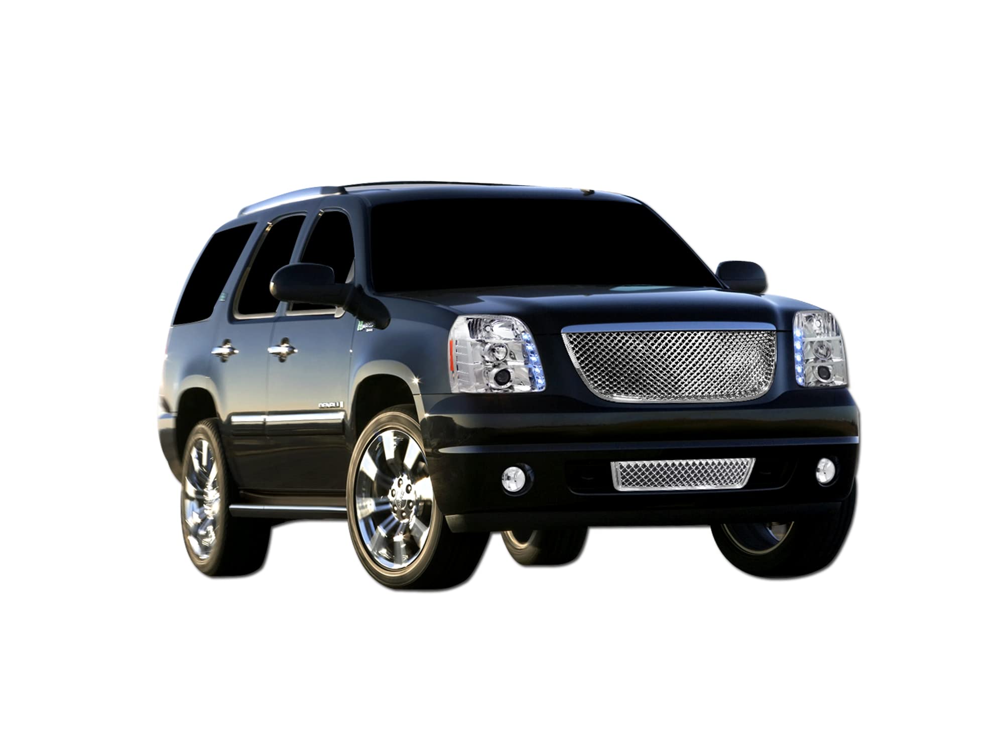 7148796 Armordillo USA Mesh Grille Fits 2007-2014 GMC Yukon-Chrome