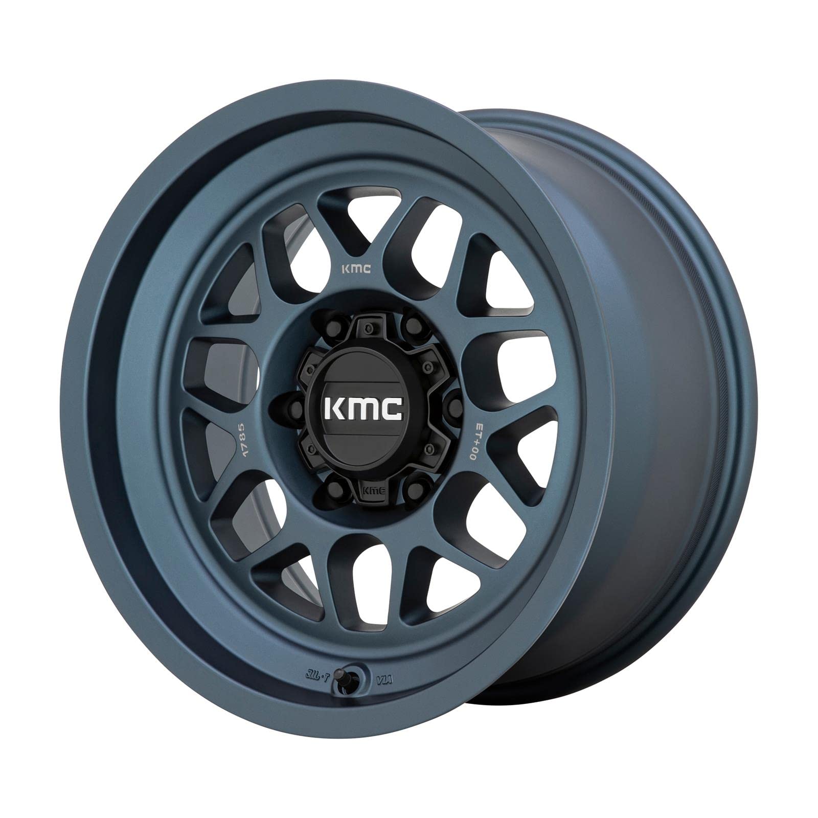 KMC KM725 6X5.5 17X8.5 MTL-BLUE -10MM - KM725LX17856810N