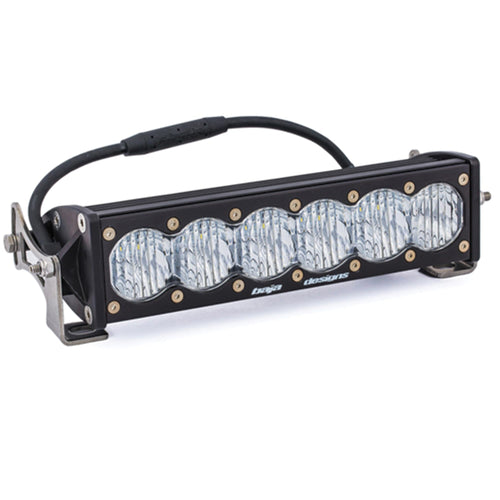 Baja Designs OnX6+ LED Light Bar Straight 10-inch for Wranglers, Off-Road 4x4, Trucks, UTV, ATV, SUV(Wide Cornering; Clear)