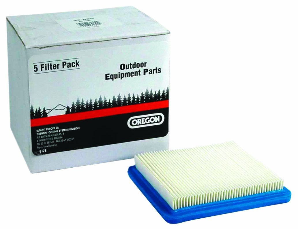 30-800 Oregon Air Filter Replacement 5-Pack for Briggs & Stratton 491588S