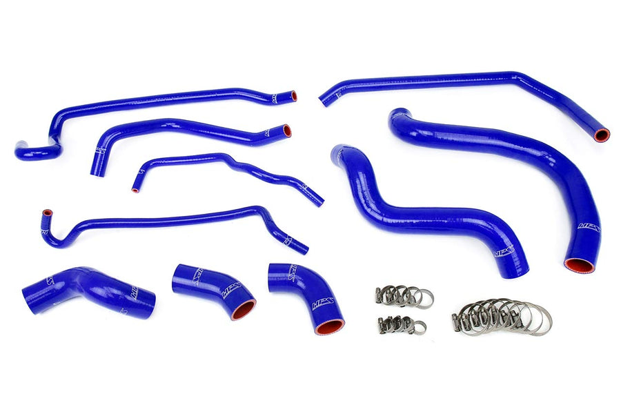 Blue HPS 57-1429-BLUE Silicone Radiator Coolant/Heater Hose Kit