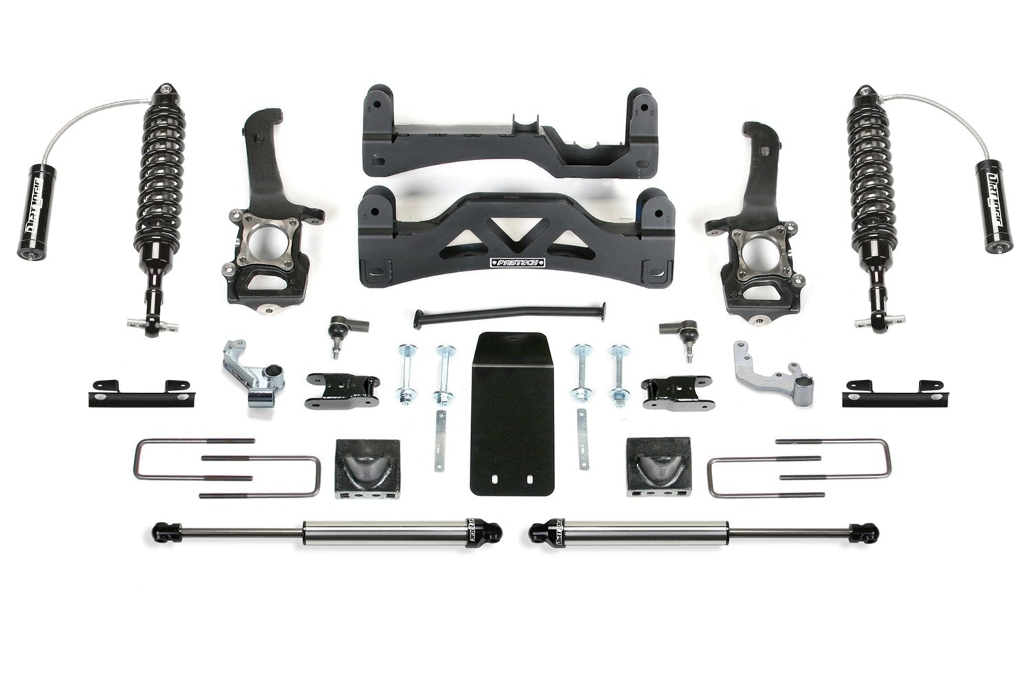 Fabtech Performance Lift System K2202DL 6 in. Lift w/Front Dirt Logic 2.5 Resi Coilovers Rear Dirt Logic SS Shocks Lift System