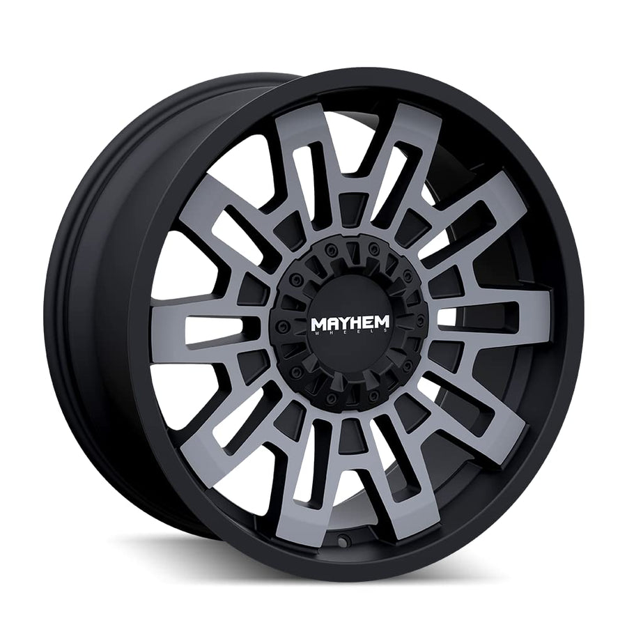Cortex 8113 Mayhem 8113-7937TM12 Matte Black W/Machined Dart Tint 17X9 6-135/6-139.7 -12mm 106mm