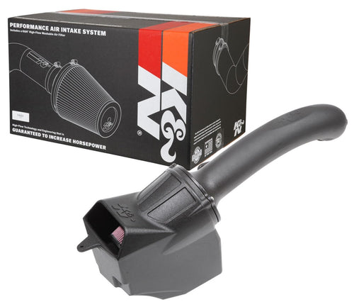 K&N Cold Air Intake System: High-Flow Air Filter, Towing & Increase Performance: Compatible with 2018-2023 Jeep: Wrangler JL, 63-1580