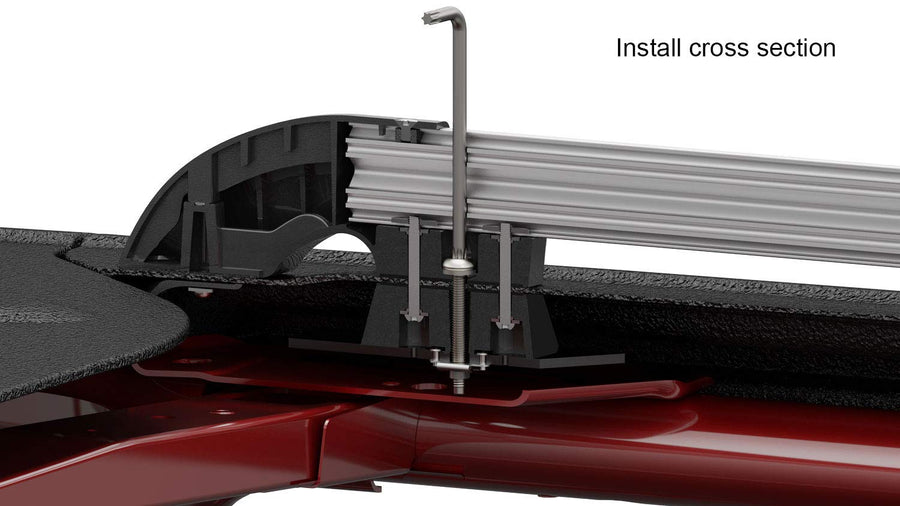 JK TeraFlex 4722000 Nebo Roof Rack (Silver)