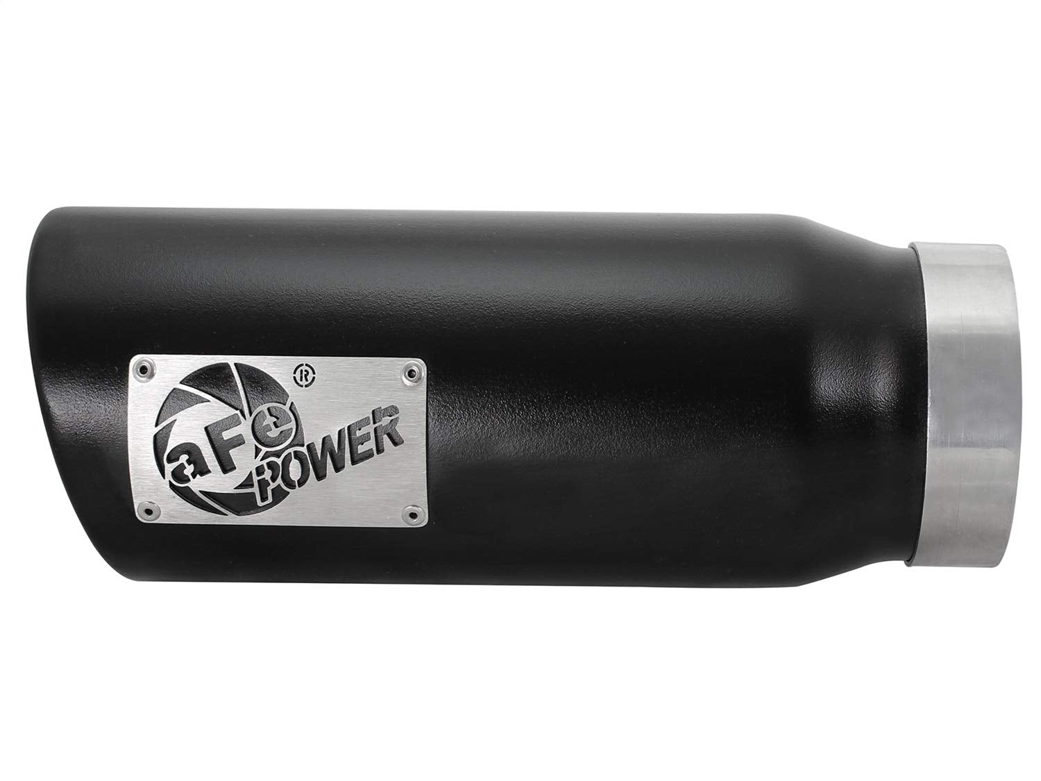 MACH Force-Xp aFe Power 49T40506-B12 Clamp-on Exhaust Tip Black 409 Stainless Steel