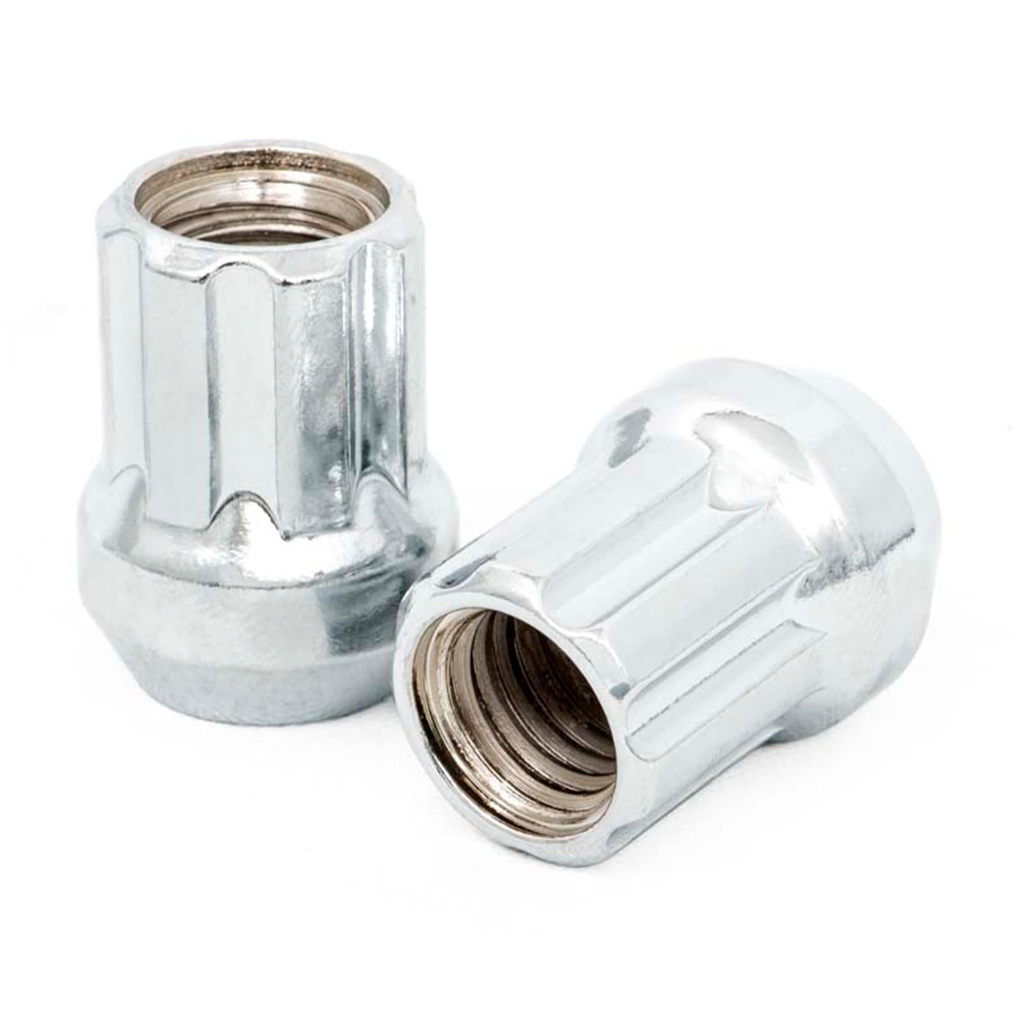 Rough Country Lug Nut Set Chrome M12X1.25 with Painted (0 x 0. inches /0 x, 0 inches Offset)