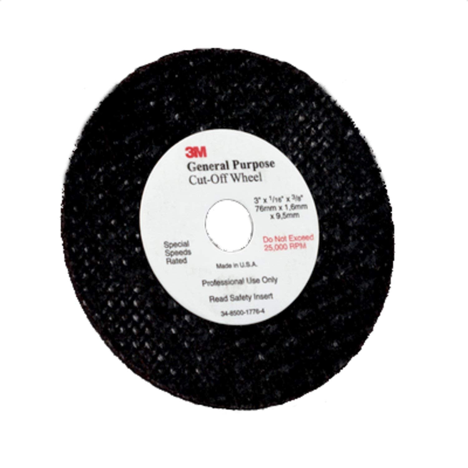 3M 3 x 3/8 x 1/16 Green Corps CUT-OFF WHEEL1988 01988 - EACH