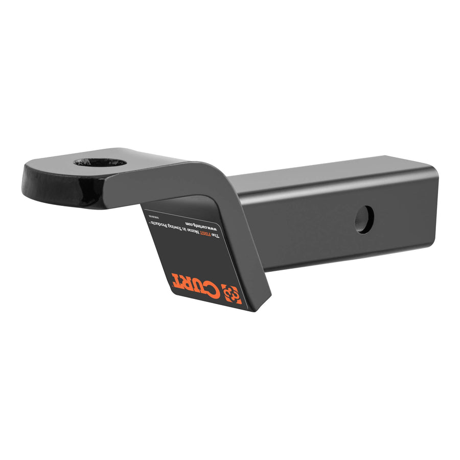 CURT 45030 Trailer Hitch Ball Mount Class 3, Fits 2-Inch Receiver, 7,500 lbs, 1-Inch Hole, 2-In Drop, 3/4-Inch Rise