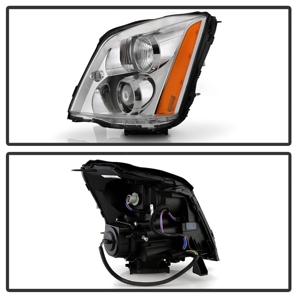 Cadillac DTS 06-11 Spyder (POE) D1S Xenon HID Projector Headlight - Low Beam-D1S(Not Included) ; High Beam-D1S(Not Included) ; Signal-3157A(Included) - OE Left