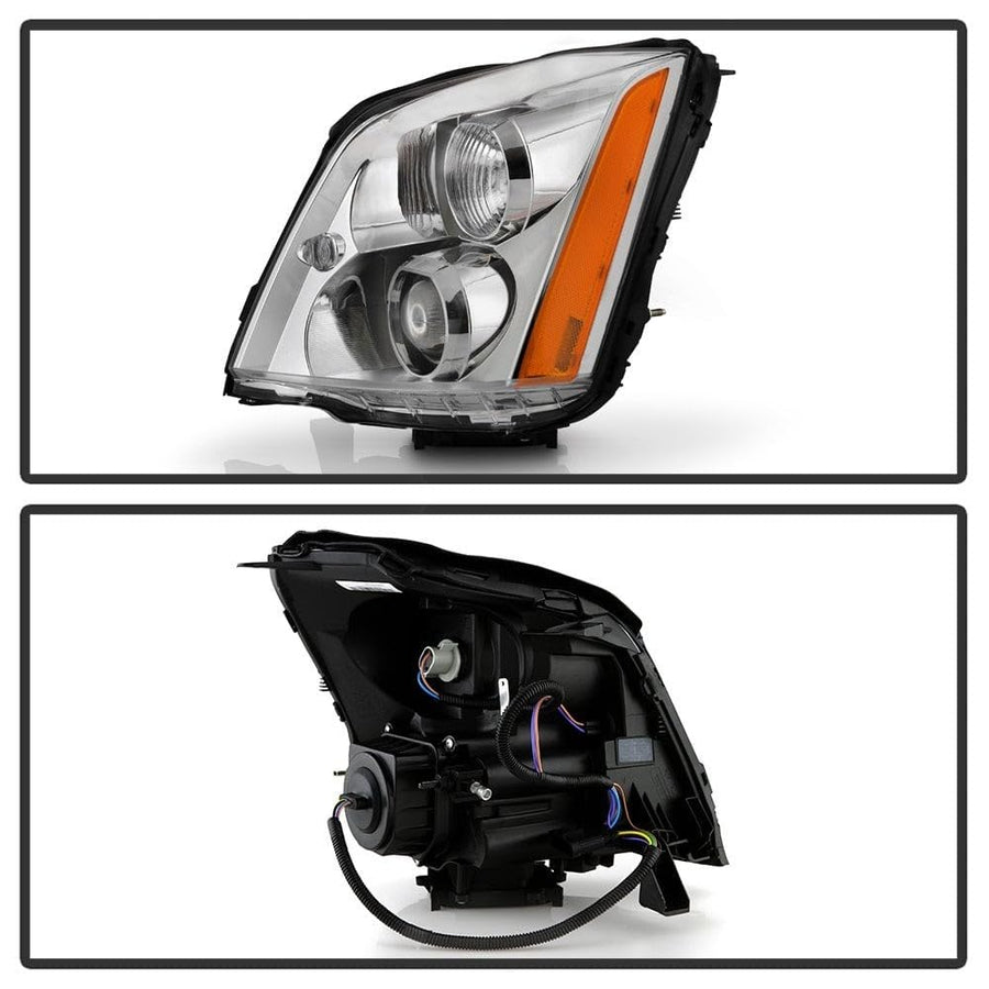 Cadillac DTS 06-11 Spyder (POE) D1S Xenon HID Projector Headlight - Low Beam-D1S(Not Included) ; High Beam-D1S(Not Included) ; Signal-3157A(Included) - OE Left