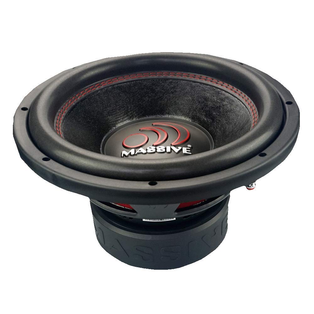12" Massive Audio 1000W RMS 4-Ohm DVC Subwoofer (Open Box)