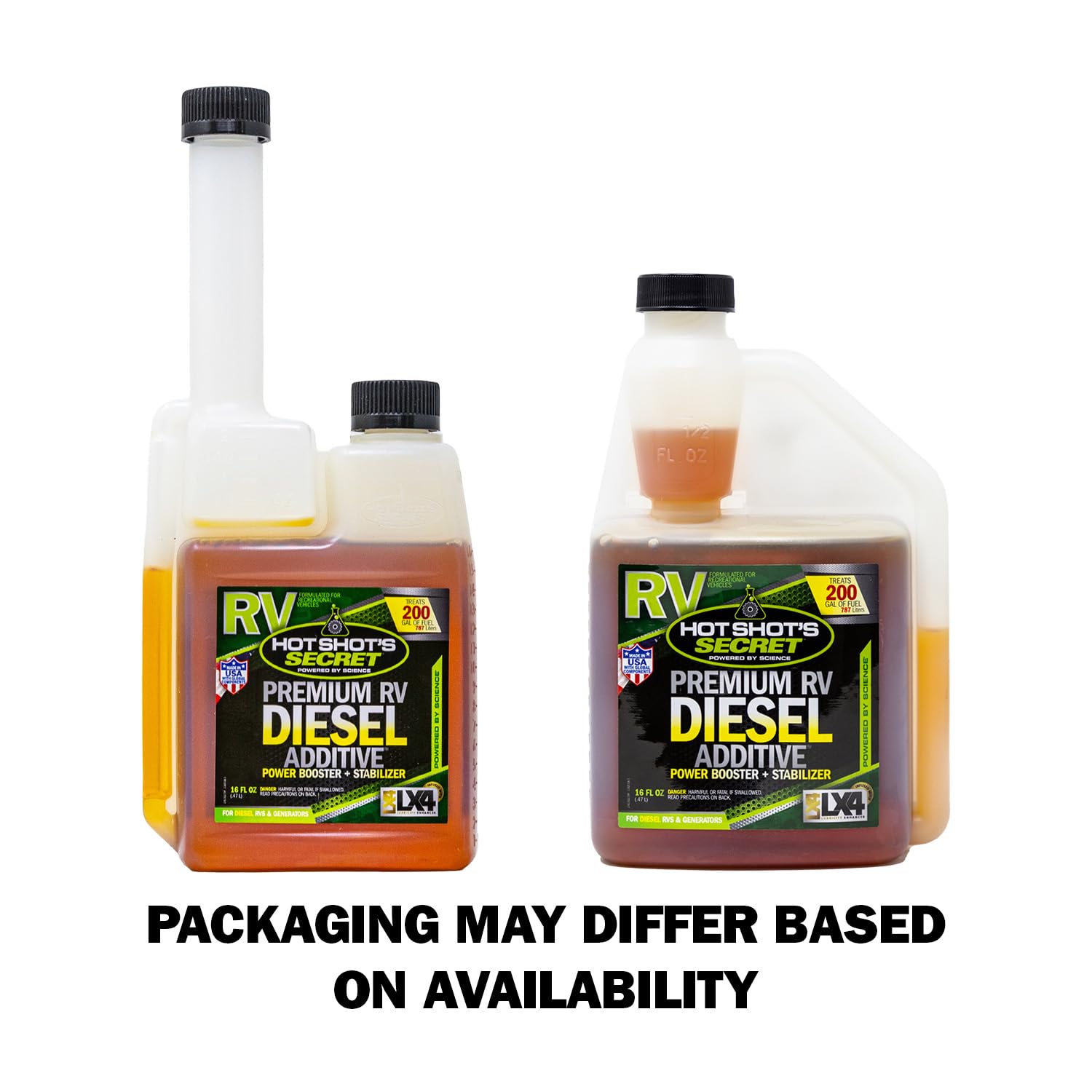 Premium Hot Shot's Secret RV Diesel Additive 16 Ounce Bottle, Packaging May Vary
