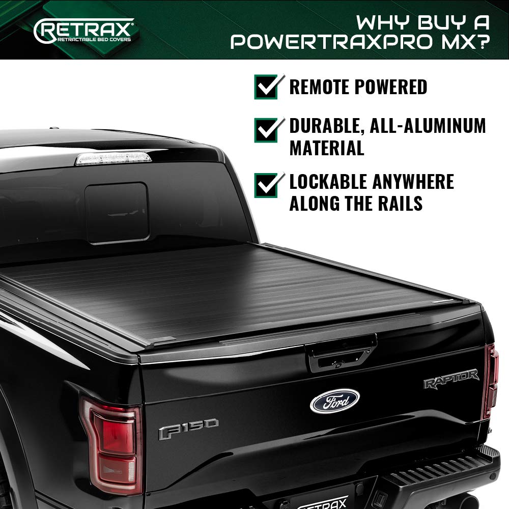 Retrax PowertraxPRO MX Retractable Truck Bed Tonneau Cover | 90243 | Fits 2019 - 2025 Dodge Ram 1500, Does Not Fit w/ Multi-Function (Split) Tailgate 5' 7" Bed (67.4")
