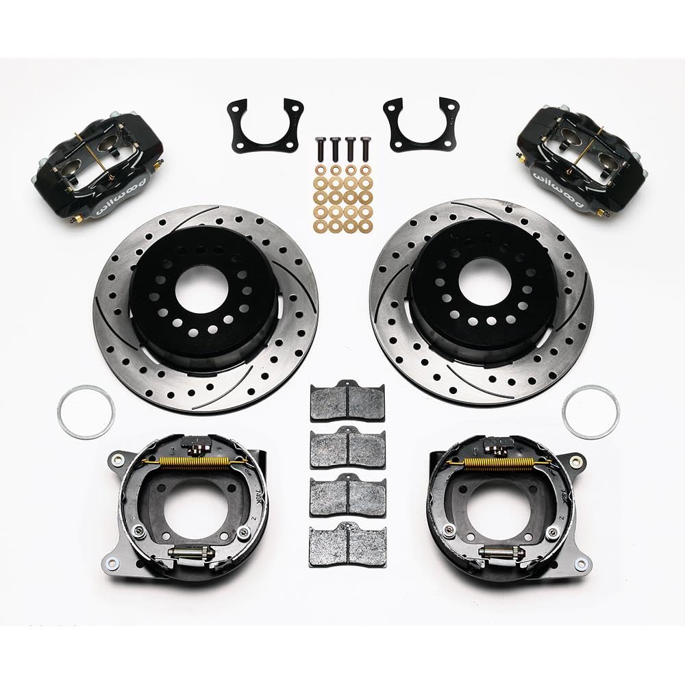 WILWOOD FDL P/S 140-7147-D Park Brake Kit, Drilled 58-64 Olds/Pontiac Ends