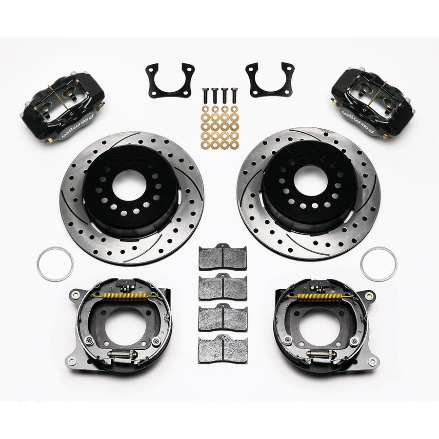 WILWOOD FDL P/S 140-7147-D Park Brake Kit, Drilled 58-64 Olds/Pontiac Ends