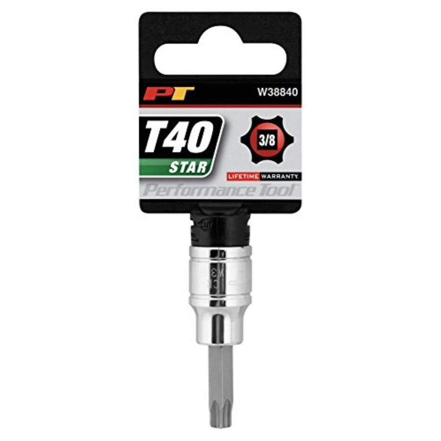 W38840 Performance Tool Star Bit Socket, 3/8-Inch Drive