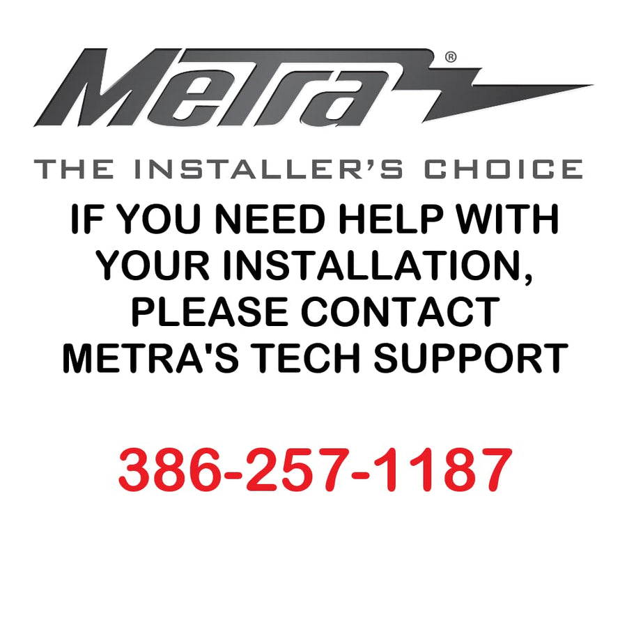 Metra 70-5702 Sub Plug 8-Way with RCAs for Select Ford/Lincoln Vehicles