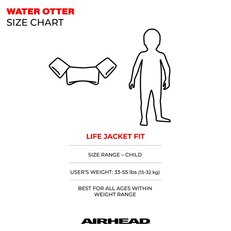 Airhead Premium Water Otter Life Jacket, Flotation Devices for Kids, Pirate