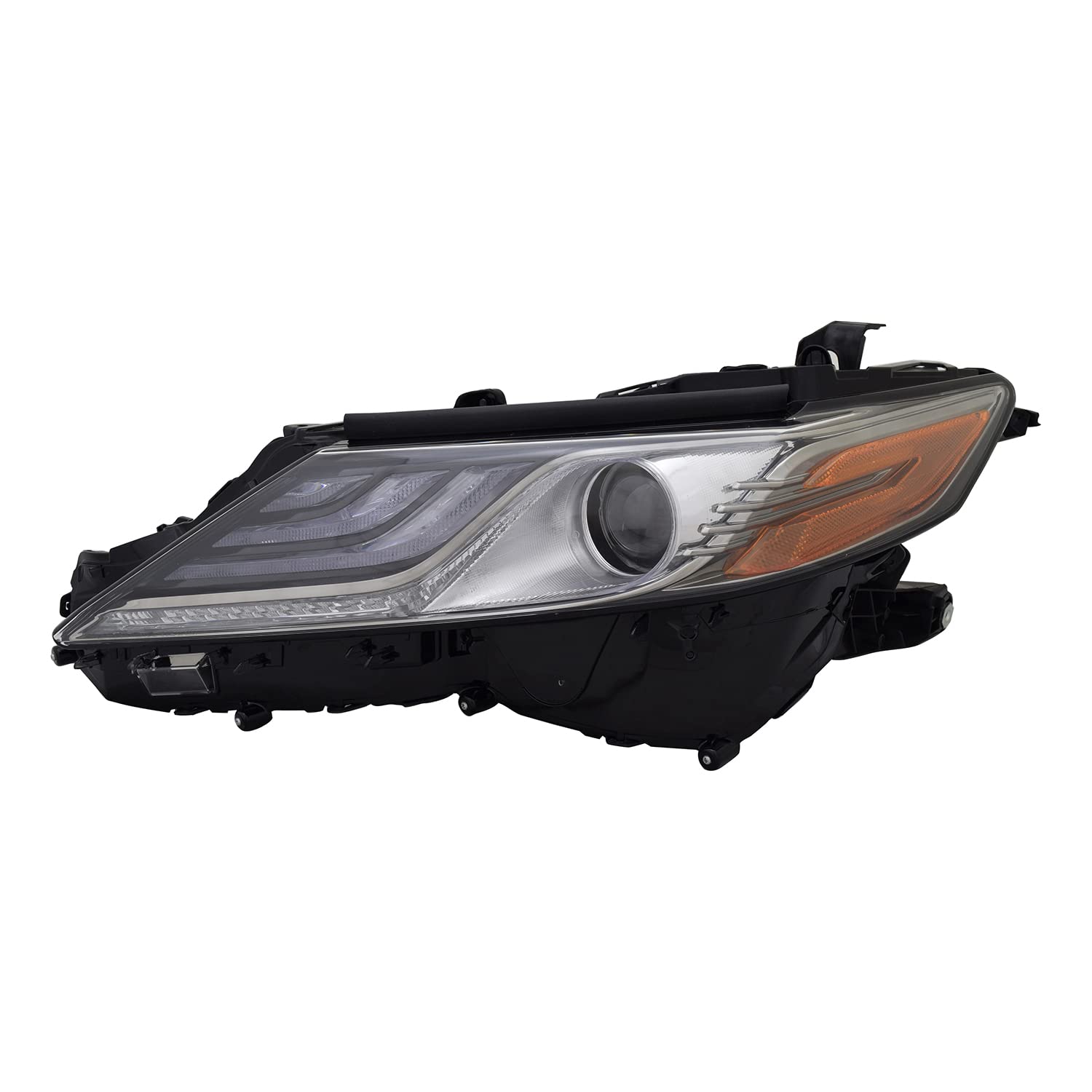 Left TYC Headlight Assembly Compatible with 2018-2018 Toyota Camry