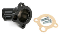 BLACK POWDER COATED TRANS-DAPT PERFORMANCE OLDS 330-455 WATER NECK (8587)