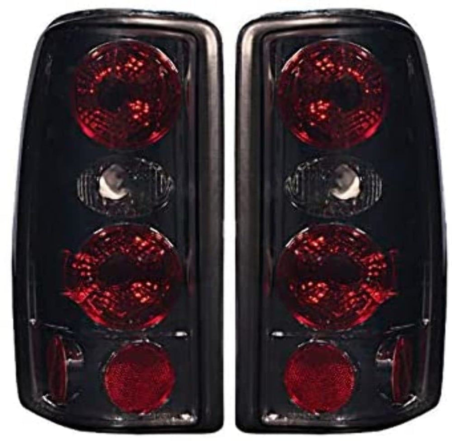 Chrome Euro Tail Light Set-Clear Lens ANZO USA 221178