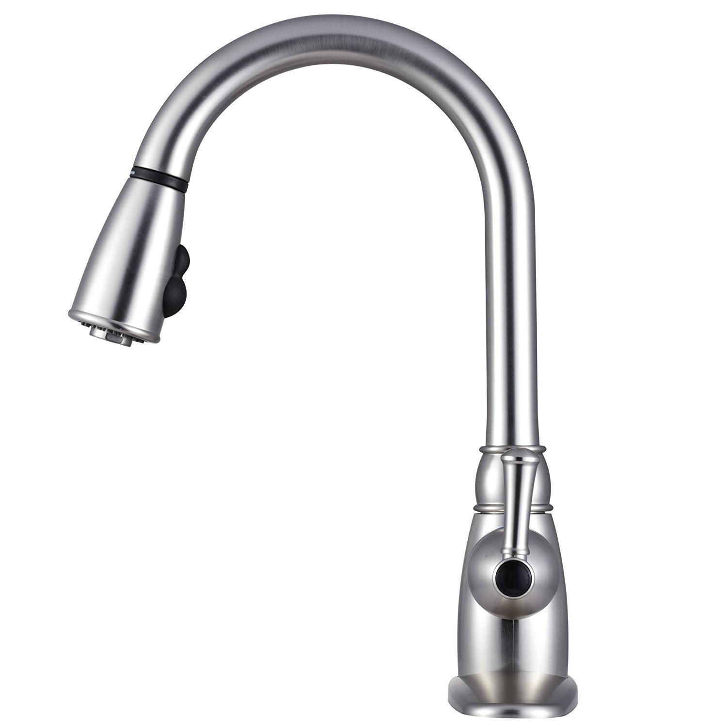 Dura Faucet RV DF-PK160-SN Non-Metallic Pull-Down Kitchen Sink Faucet (Brushed Satin Nickel)