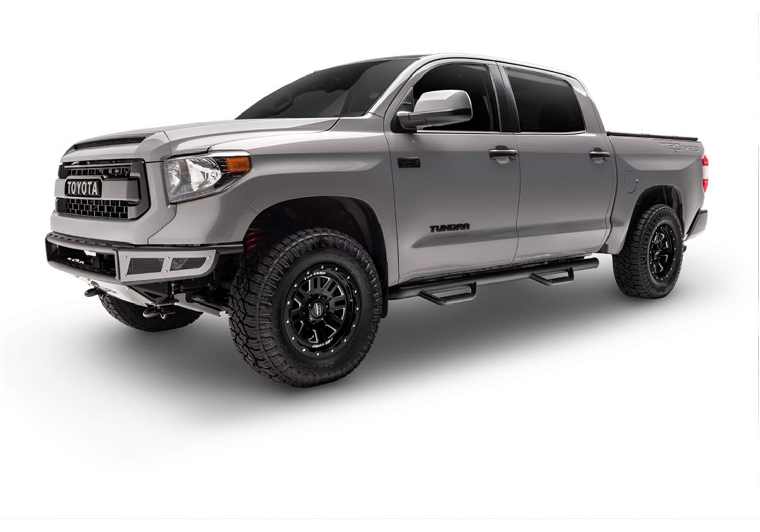 Nerf Steps RealTruck for RAM | Heavy Duty Steel, Wheel-to-Wheel, Textured Black | D10110MC-TX | Fits 2010 - 2018 Dodge Ram 2500 / 3500 Mega Cab