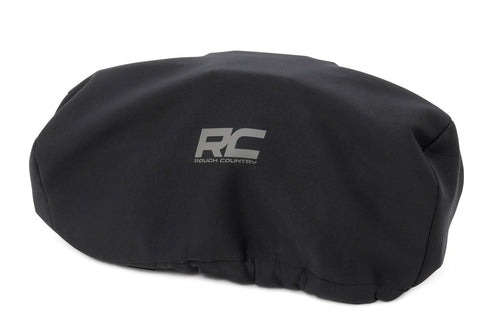 Winch Cover Rough Country - Waterproof Vinyl-Lined Protection for 9500–12000 LB Winches, Shields from Dirt, Rain, Snow & UV