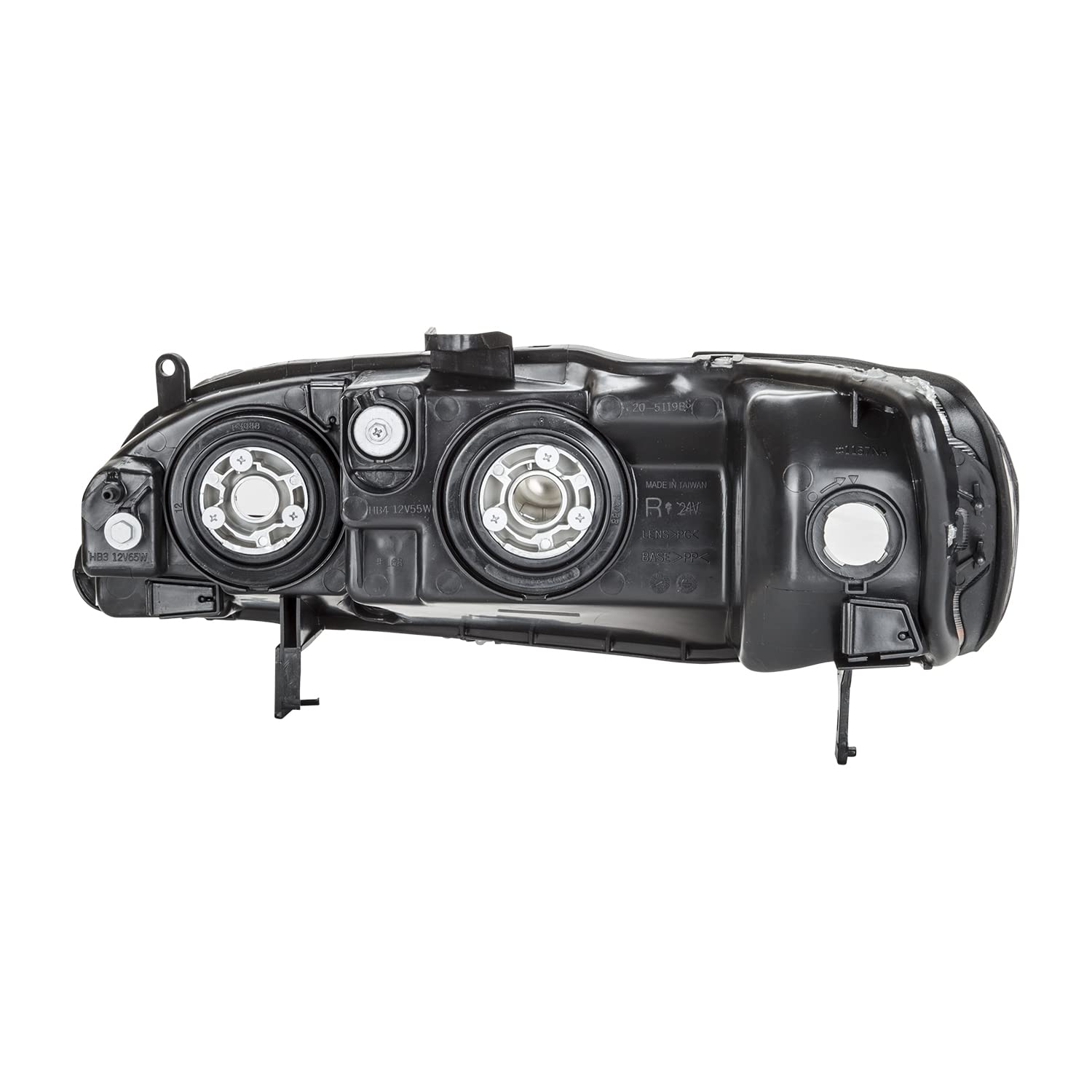 Right TYC Headlight Assembly Compatible with 2001-2002 Honda Accord