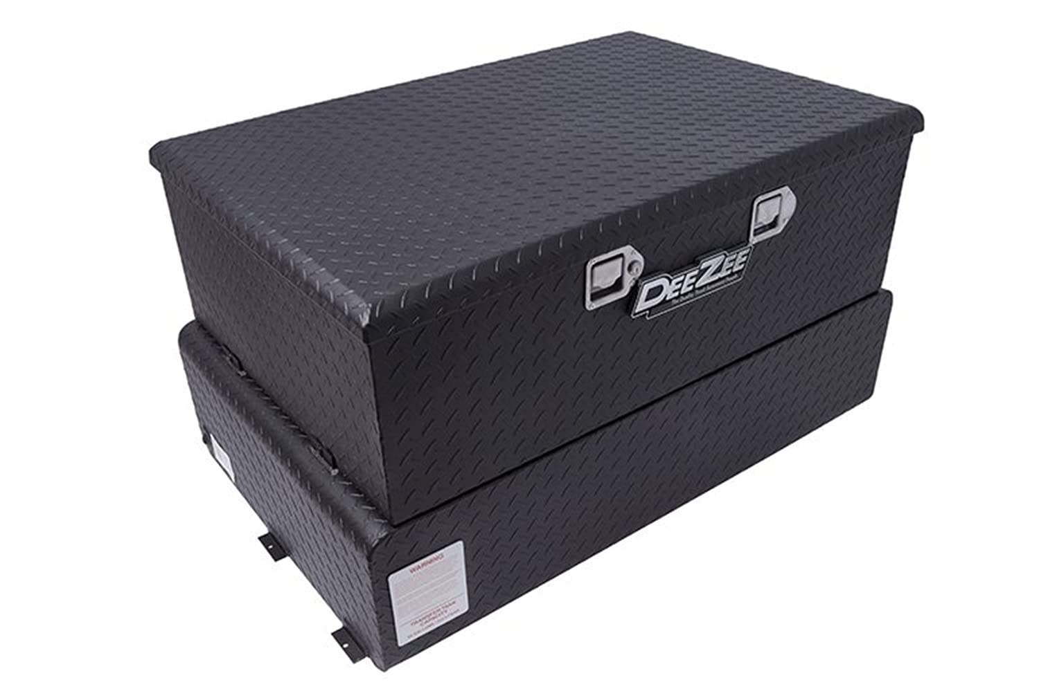 Black-Tread Diesel Combo Transfer Tank & Tool Box Dee Zee DZ92847TB (75 Gallon) with Pump