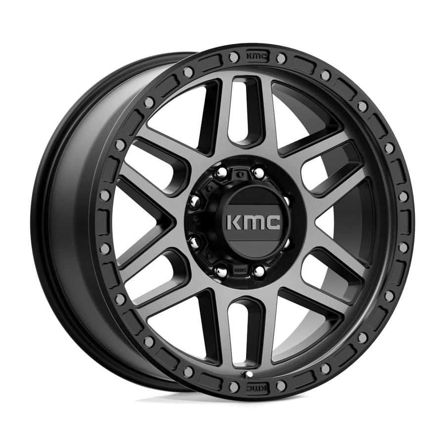 MESA KMC Wheels 20X9 8X1805.71 18mm SATIN BLACK WITH GRAY TINT - KM54429088418