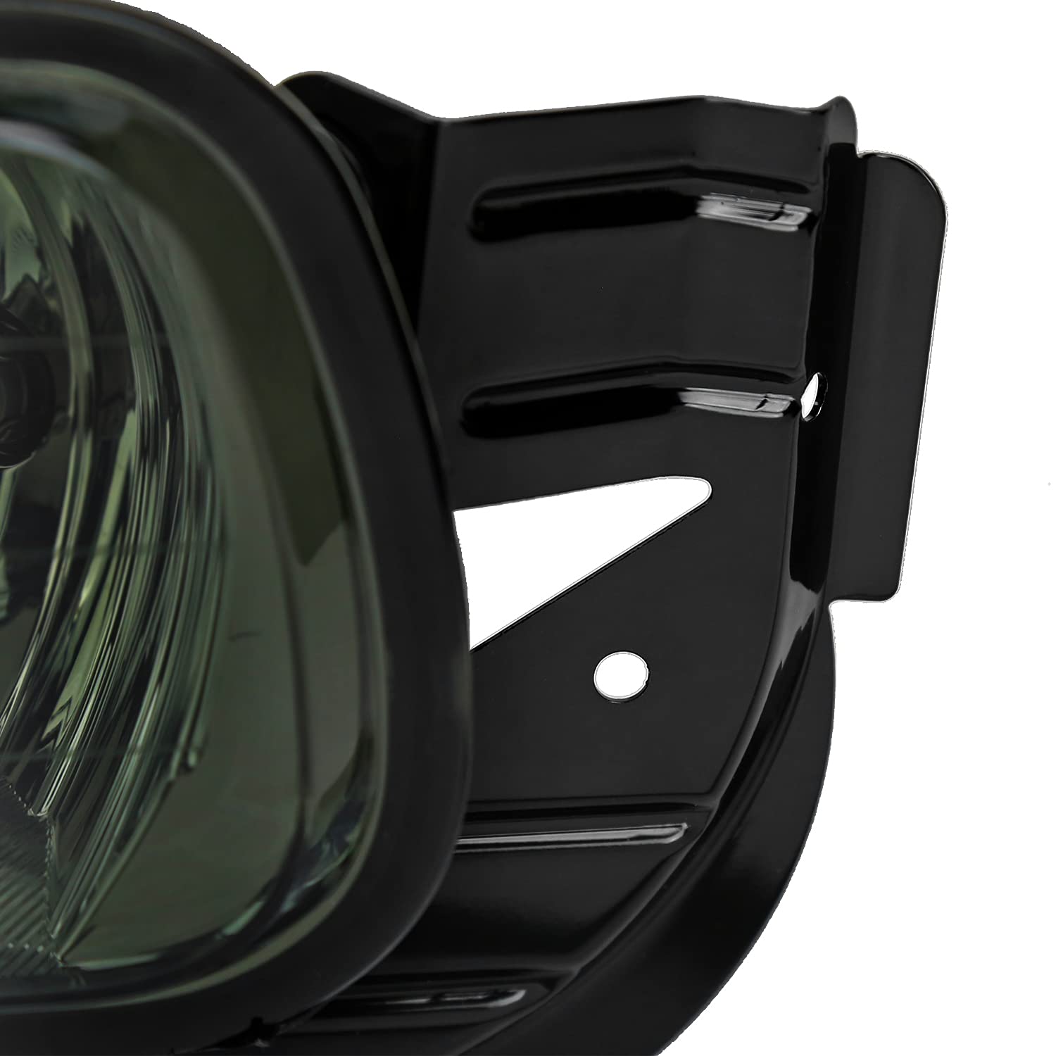 Fog Lights Lamps Spec-D Tuning Smoke Compatible with Dodge Ram 1500 2009-2012, 2010-2018 Ram 2500 3500, L+R Pair Assembly