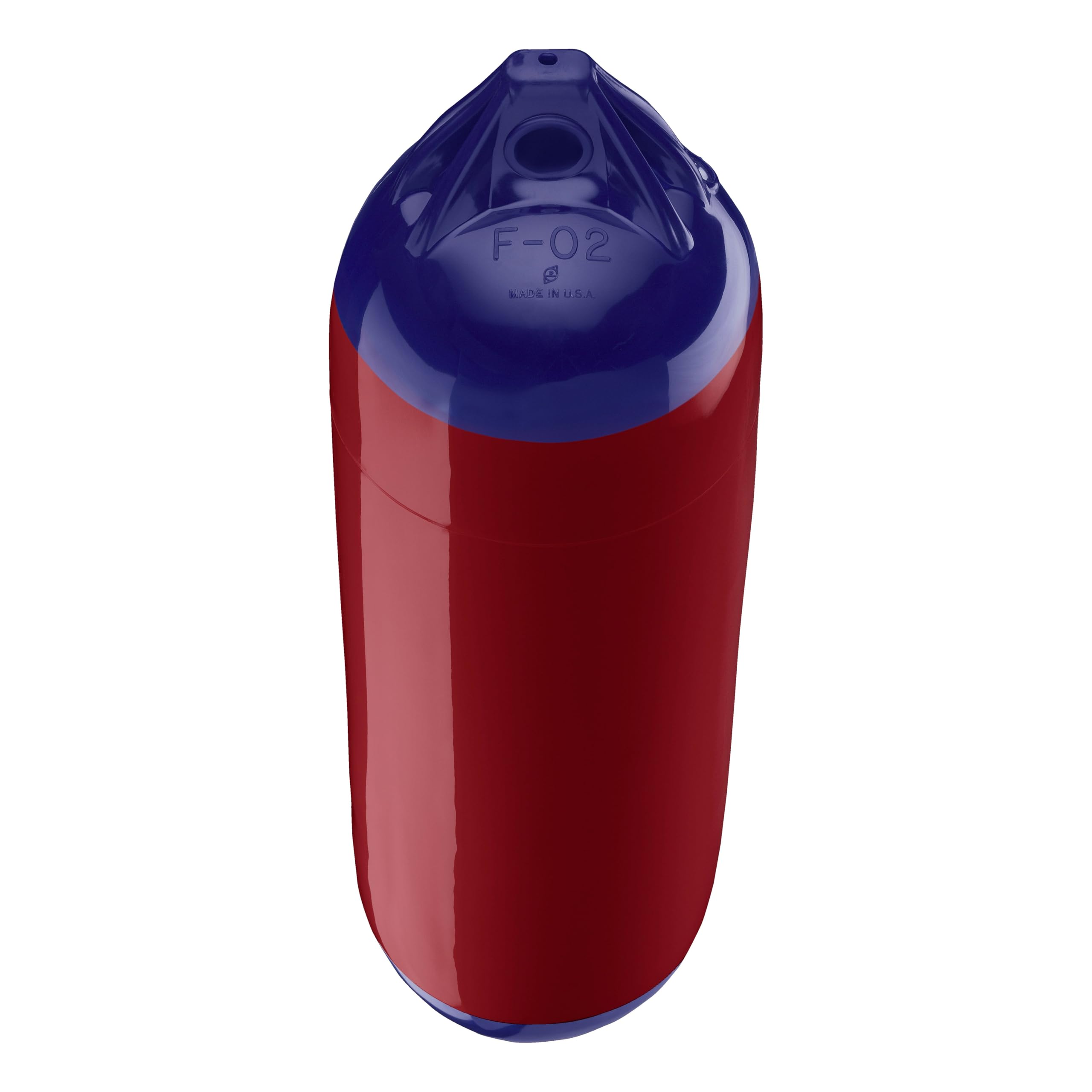 Polyform F-Series Boat Fender Blue F-02 Standard - Burgundy Ropehold