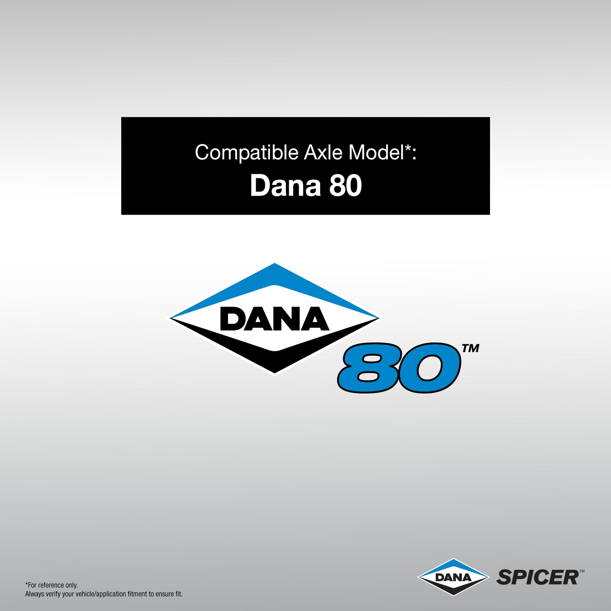 Differential Cover Spicer 10023537 (Dana 80), 1 Pack