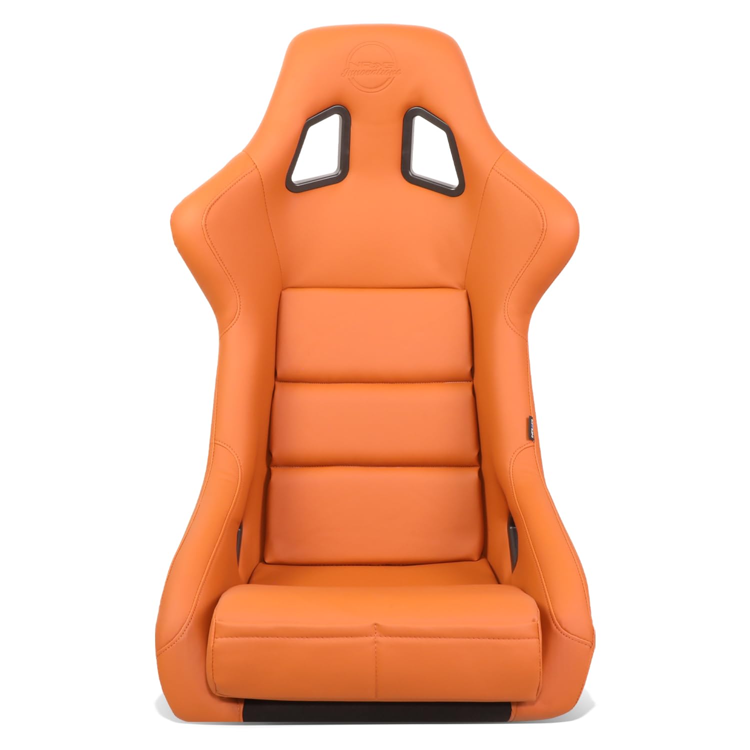 NRG Innovations Brown NRG-FRP-302BR-V FRP Bucket Seat With Headrest Water Resistant Vinyl (Large)