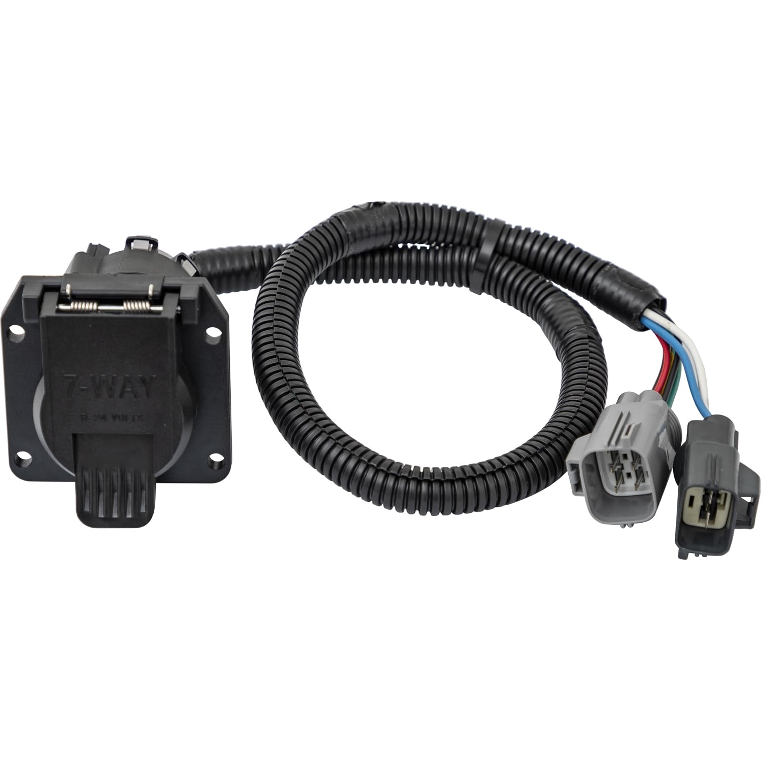 Buyers Products 7-Way RV Blade Output Trailer Connector for Ford 2020+ F-250, F-350 & F-450, Start Way & End Way 7 + 4, Vehicle Side Wiring, RV Accessories