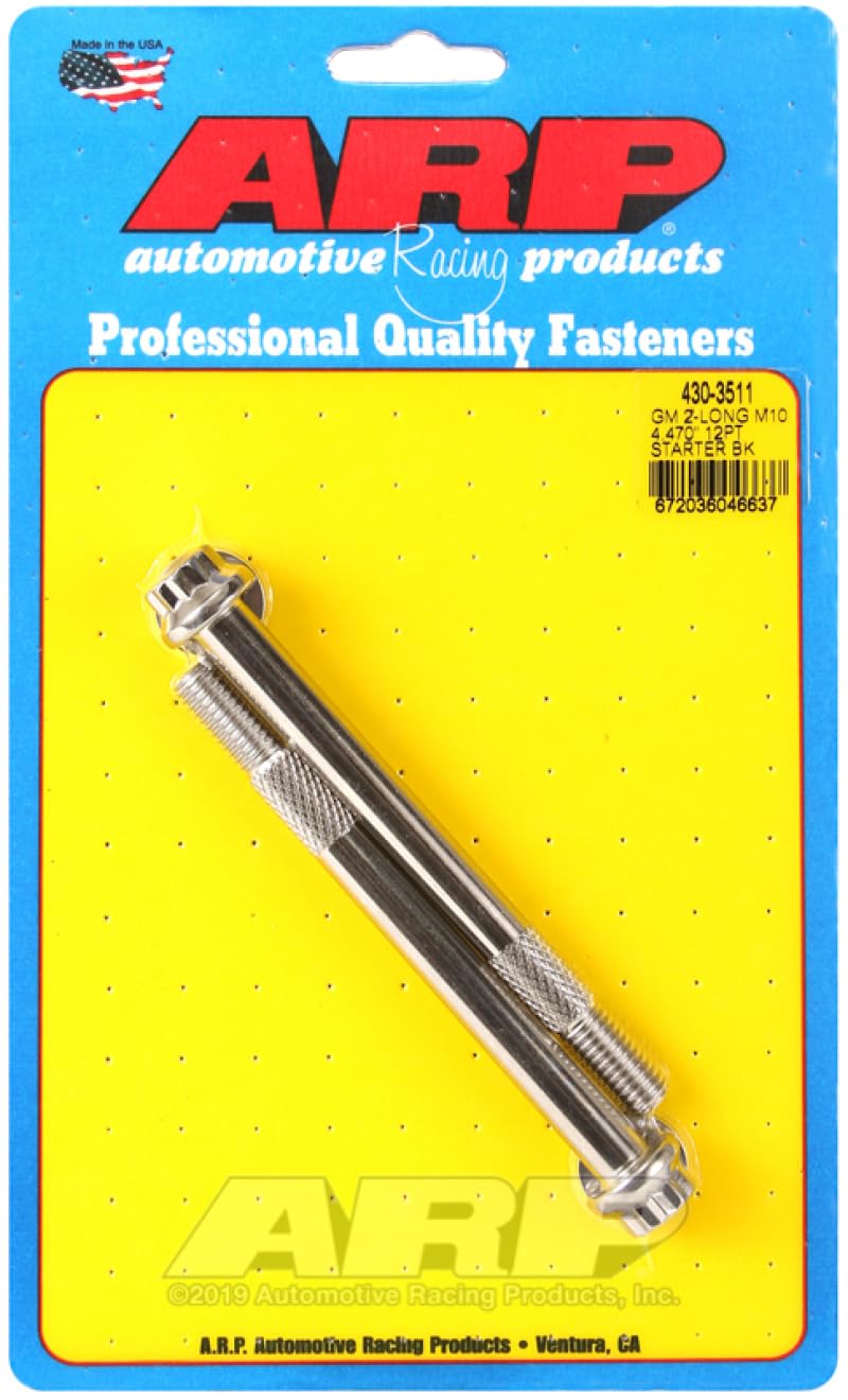 ARP Starter Bolt Kit 430-3511 (S/S Starter 12pt 10mm x 4.470 UHL)