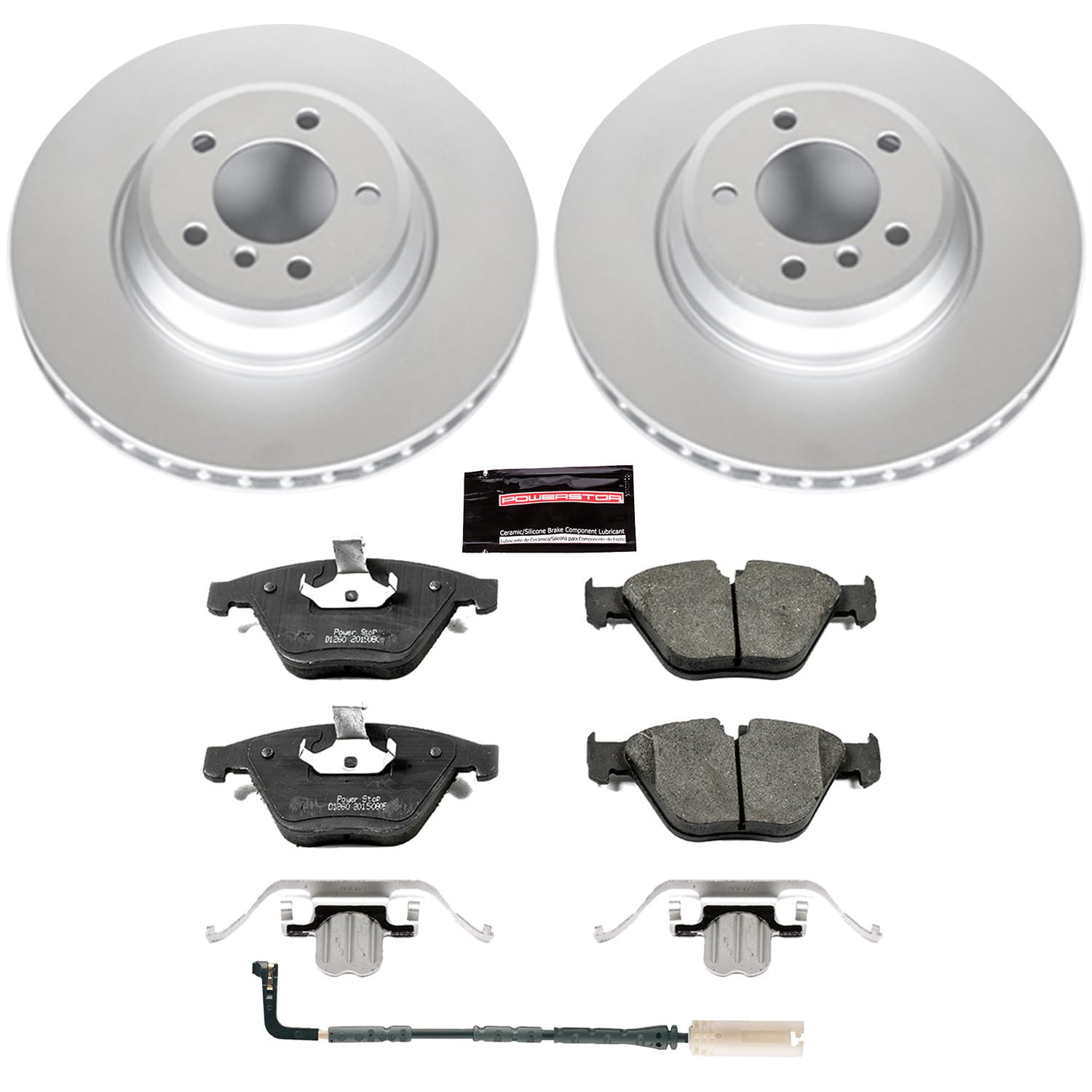 Power Stop Z23 Evolution CRK5774 Geomet® Coated Front Brake Kit