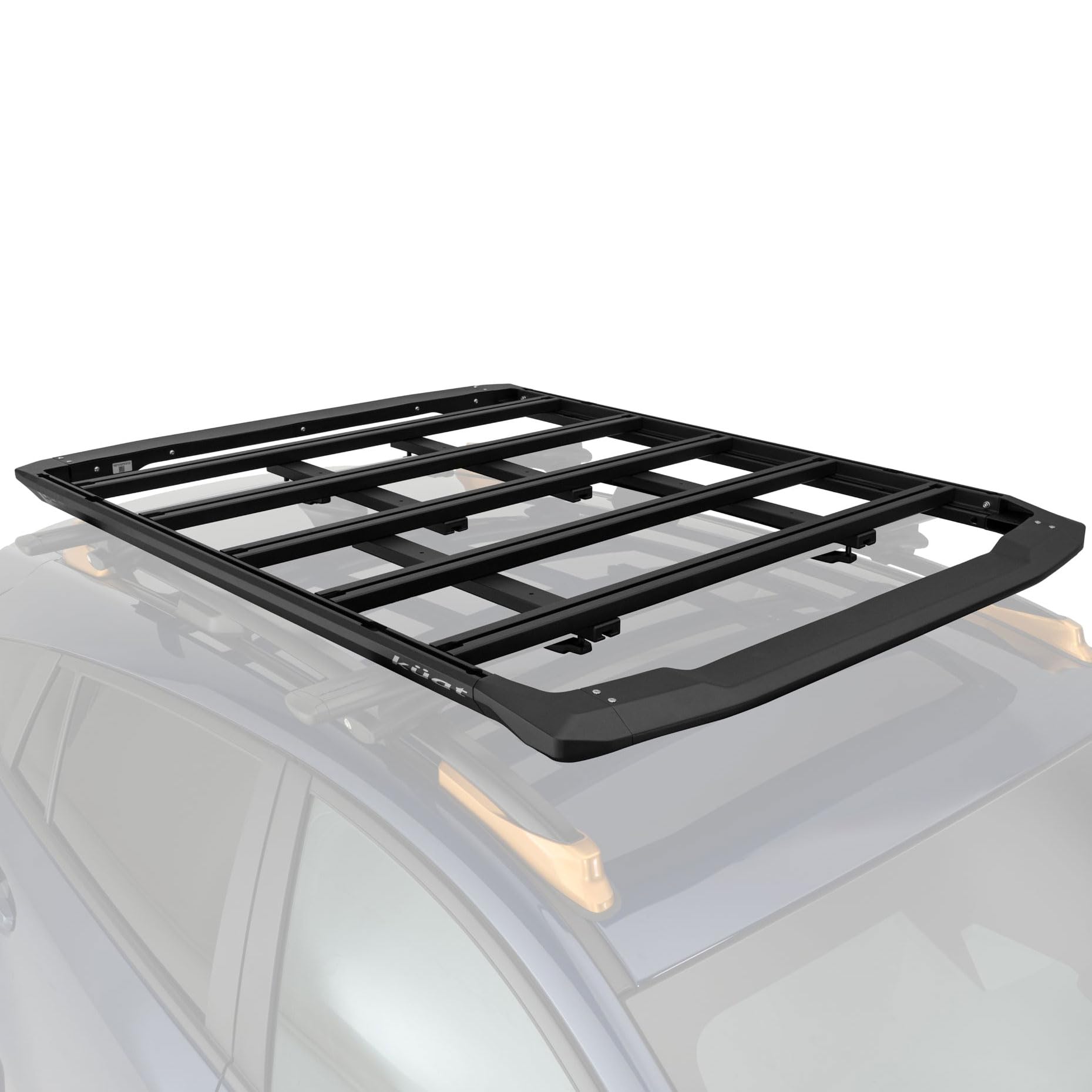 DEK KUAT Crossbar Mounted Rooftop Platform Rack Non-Lit with Adjustable Crossbars and Universal Secure Mounting System, 300lbs Capacity, 54" W x 70" L