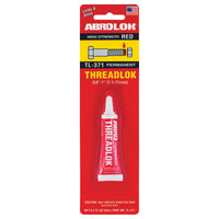 High Strength ABRO Threadlok Red, 6 ml, Industrial-Grade Threadlocker for Reliable Performance in Automotive & Manufacturing Applications, Tight Thread Lock Red for Any Use