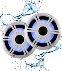 Bluetooth Speakers 612 INCH LED White