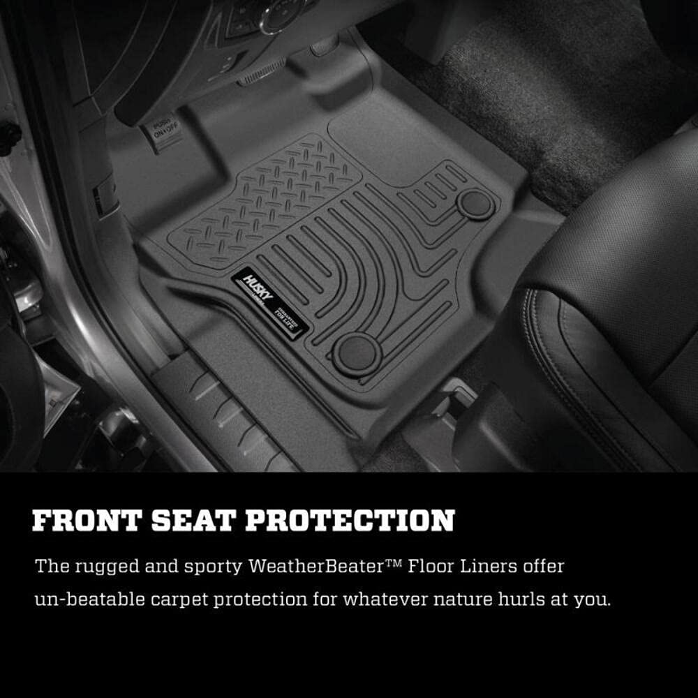 Husky Liners WeatherBeater 99721 Combination Front & 2ND Seat Floor Liners - (3