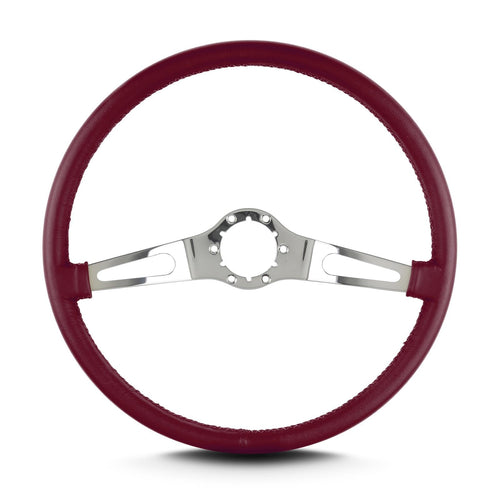 Burgandy Lecarra 66203 Teardrop 2 Spoke 15" Polished Thin Grip