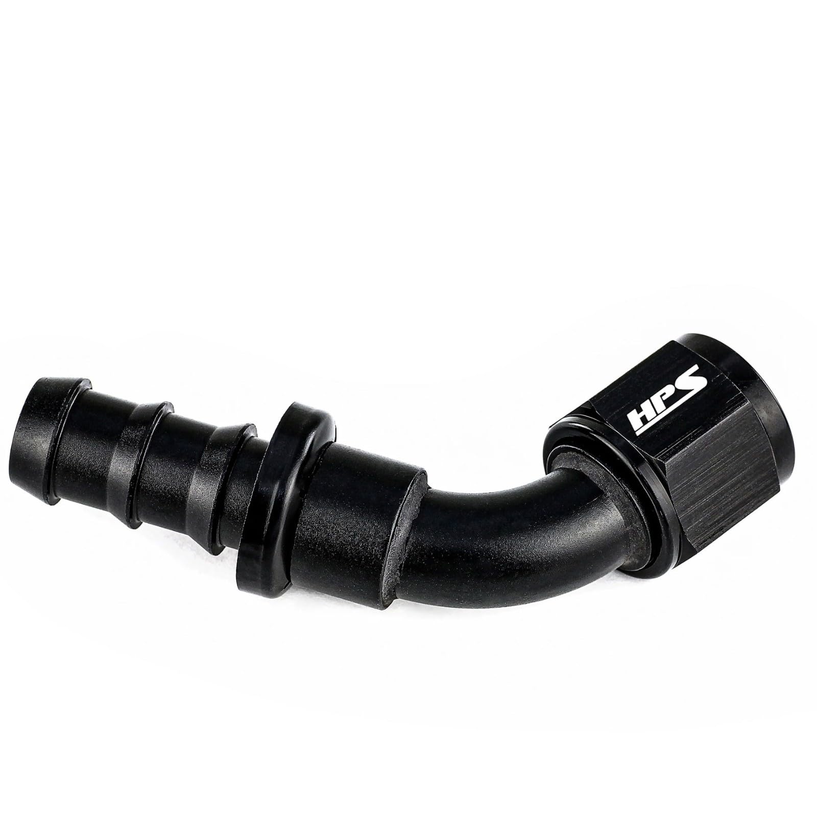 HPS -8 Performance 60 Degree Push-On Aluminum AN Hose End, 150-6008