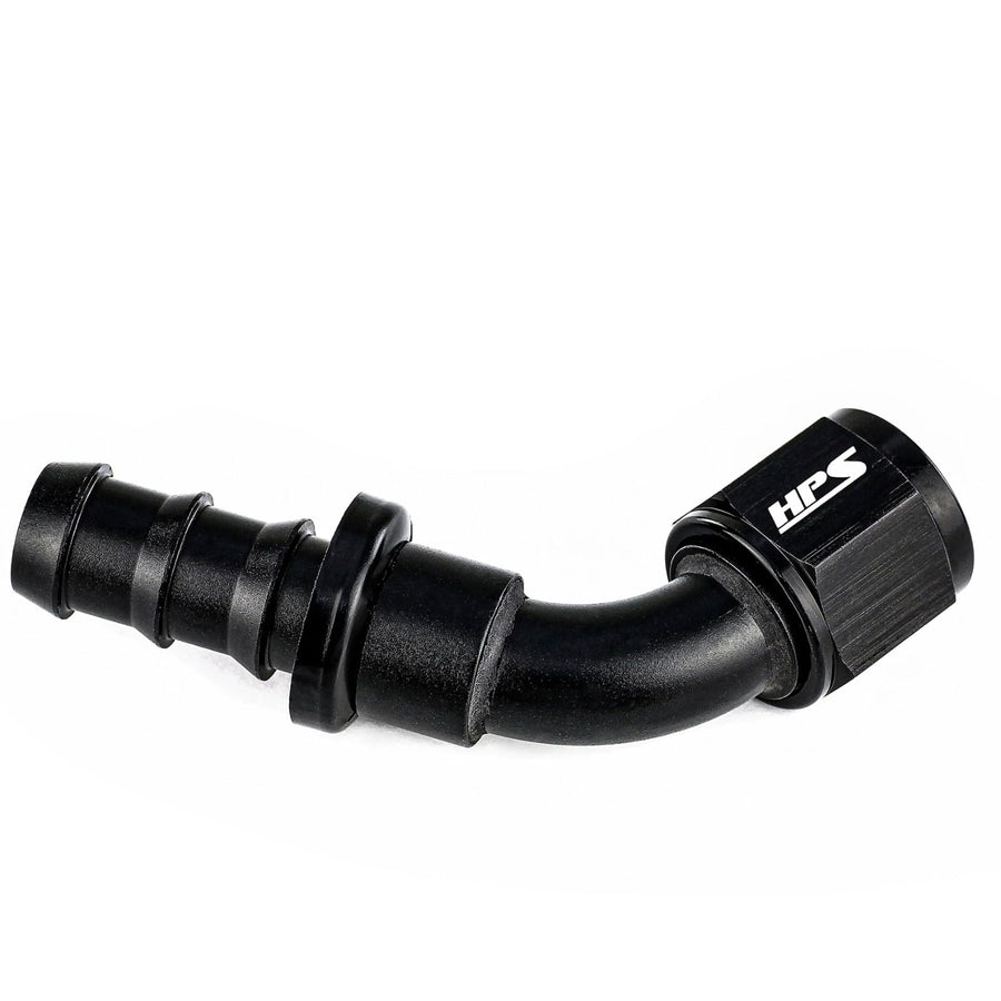 HPS -8 Performance 60 Degree Push-On Aluminum AN Hose End, 150-6008