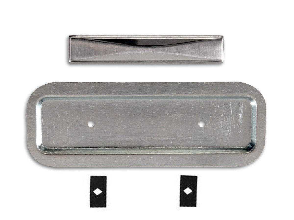 67 Deluxe Seat Button W/Retainer Scott Drake C7ZB-6564824-K