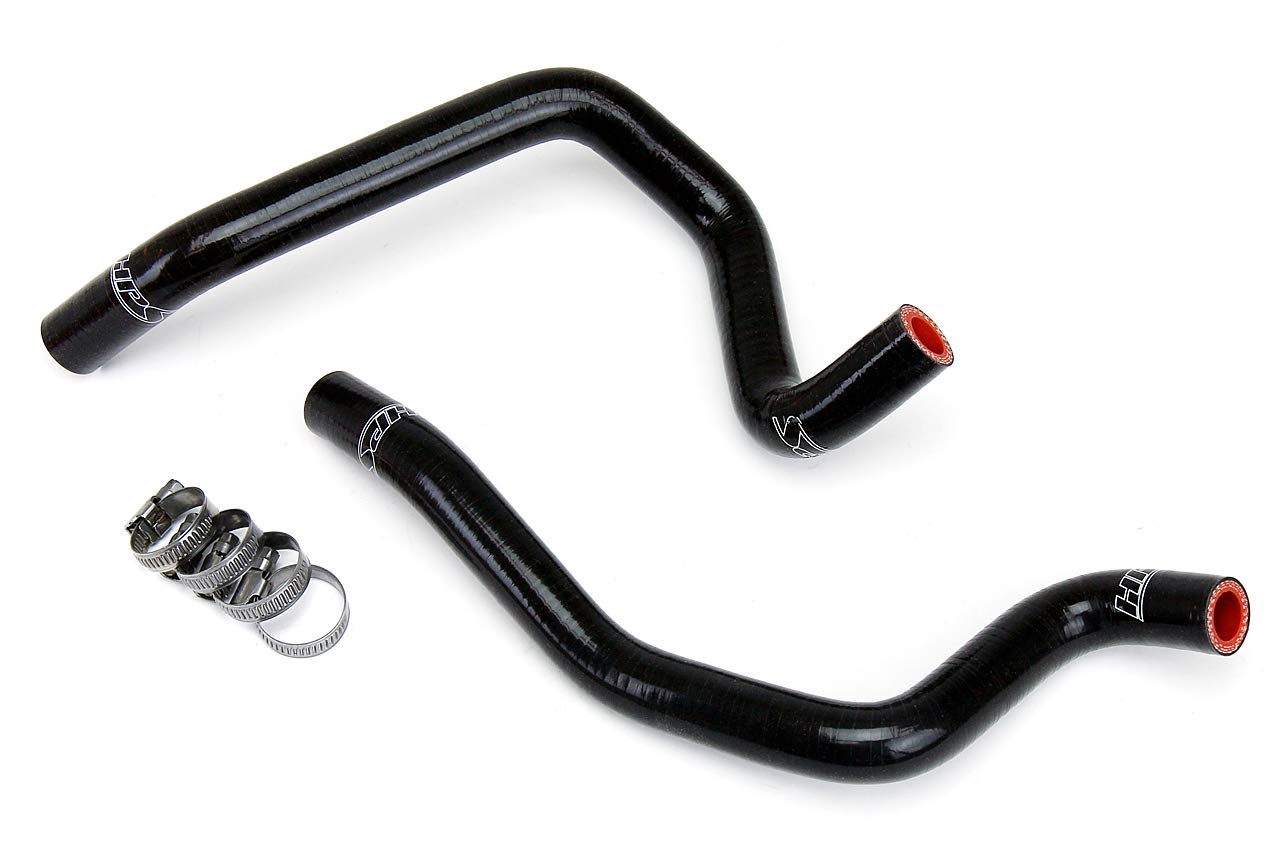 3-ply HPS Black Reinforced Silicone Heater Coolant Hose Kit 57-1803-BLK